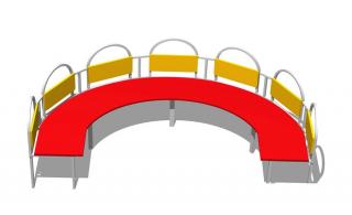 Скамейка уличная «Подкова» [МАФ-С-09.00]